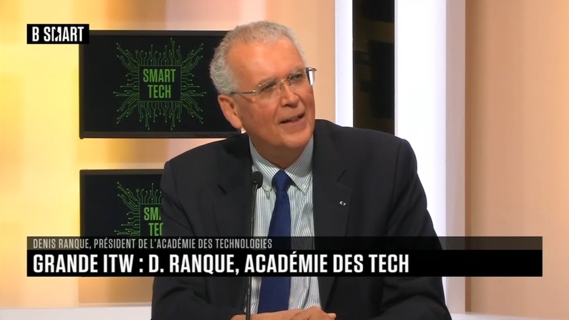 INTERVIEW DE DENIS RANQUE, Président de l’Académie des technologies, à retrouver sur B SMART