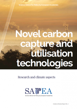Novel carbon capture and utilisation technologies: research and climate aspects