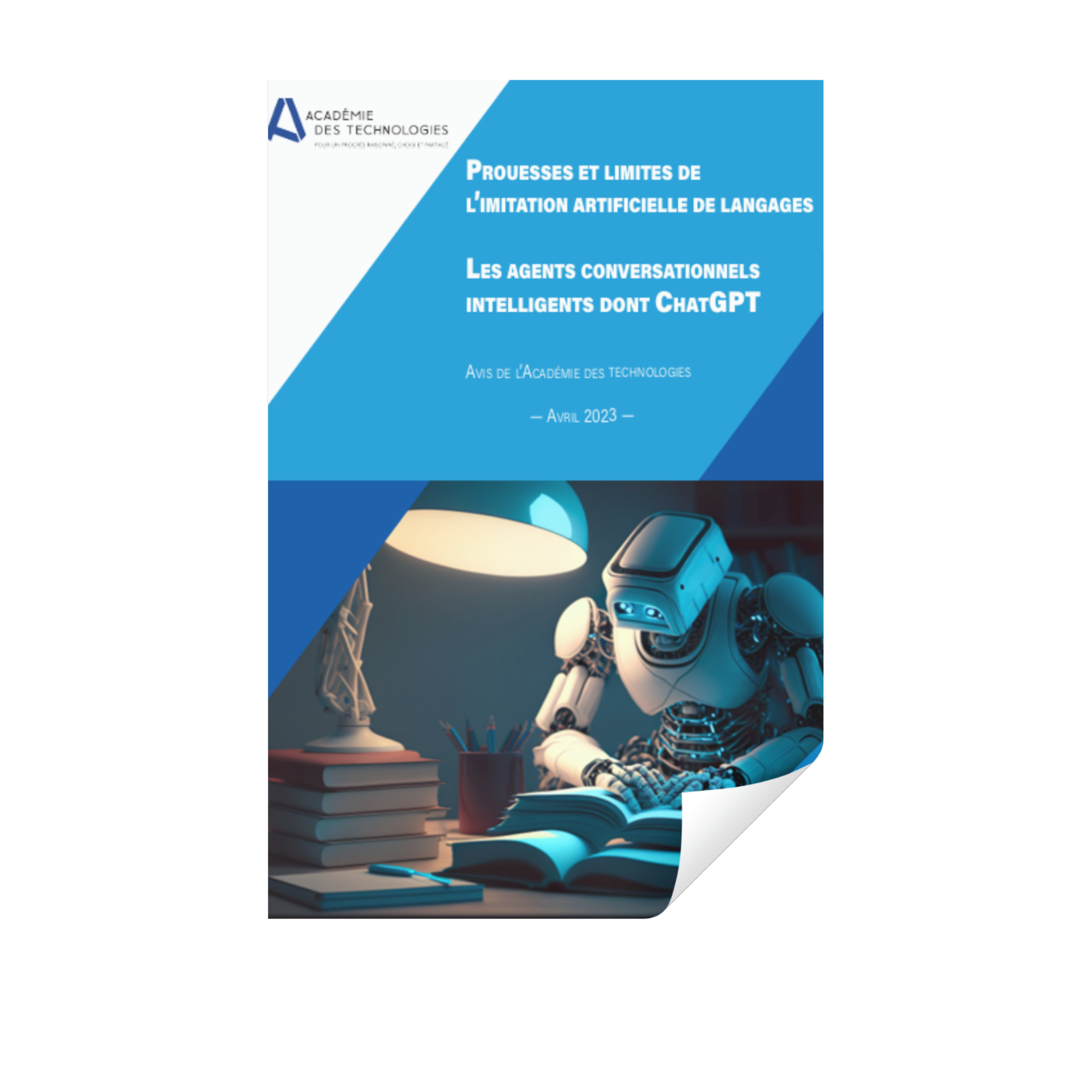 Couverture de l'avis Prouesses et limites de l’imitation artificielle de langages les agents conversationnels intelligents dont ChatGPT